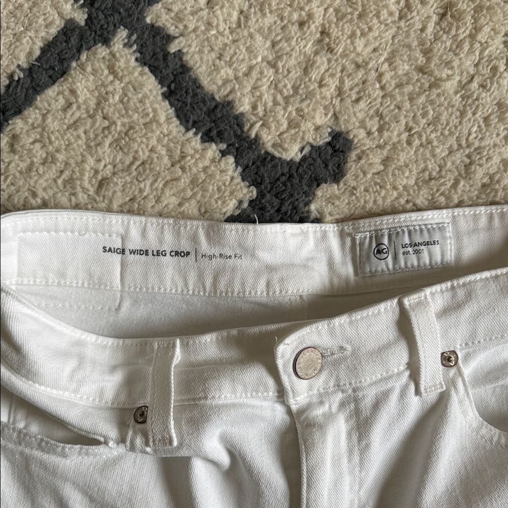 AG Saige Wide Leg Crop Jeans - Picture 3 of 7